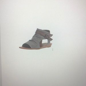 NEW in BOX Blowfish Malibu Women's Balla Wedge Sandal Grey~ Gray~